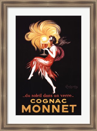 Framed Cognac Monnet Print