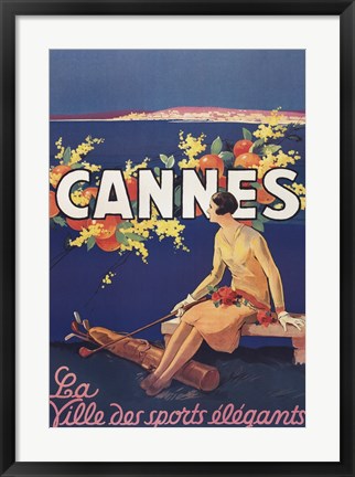 Framed Cannes Print