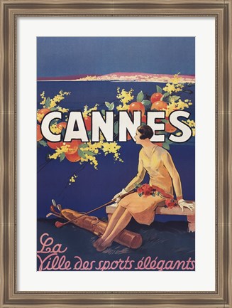 Framed Cannes Print