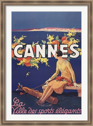 Framed Cannes Print