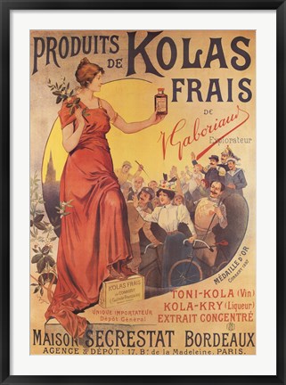 Framed Produits de Kolas Frais Print