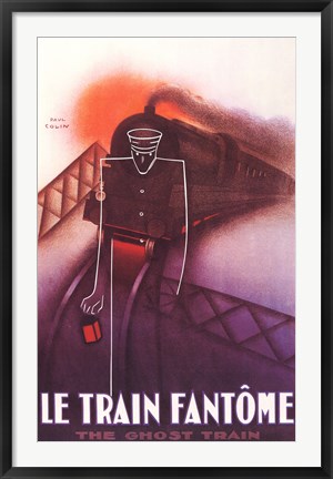 Framed Train Fantome Print