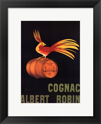 Framed Cognac Albert Robin Print