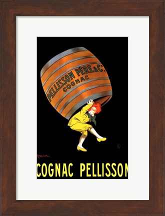 Framed Cognac Pellison Print