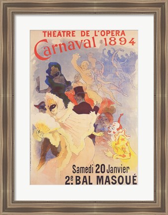 Framed Theatre de l&#39;Opera Print