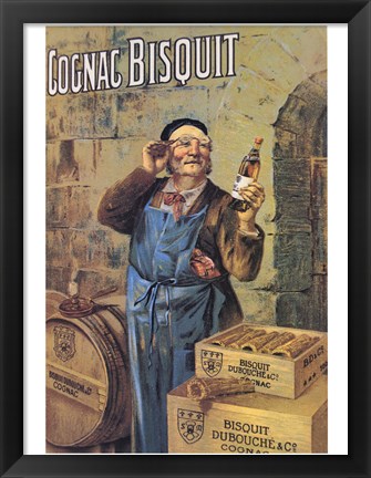 Framed Cognac Bisquit Print