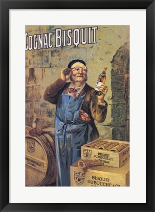 Framed Cognac Bisquit Print