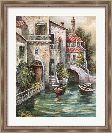 Framed Venetian Motif II Print