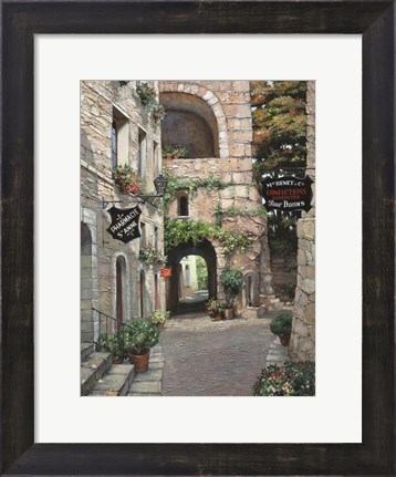 Framed Italian Country Village II Print