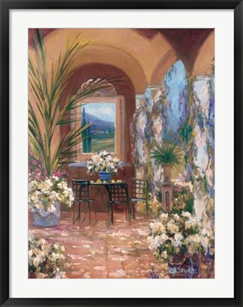 Framed Veranda I Print