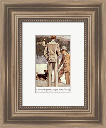 Framed Baskins Fashions IX Print