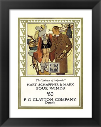 Framed Hart Four Winds Print