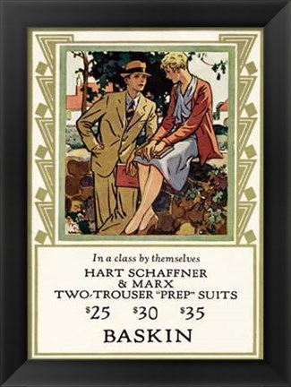 Framed Hart Two Trouser Print