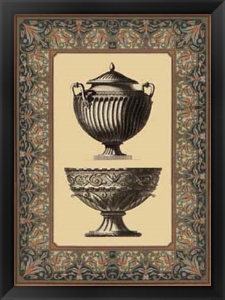 Framed Renaissance Urn I Print