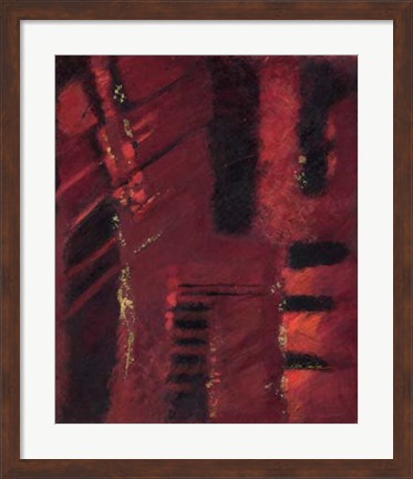 Framed Red Mirage II Print