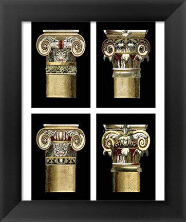 Framed Miniature Capitals Print