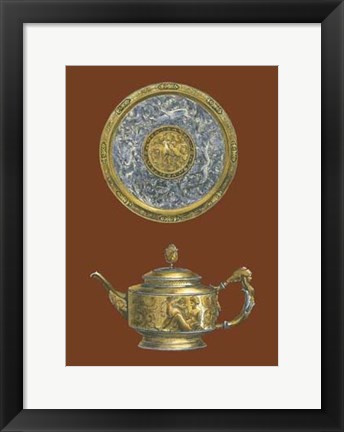 Framed Silver Serving Pieces II Print