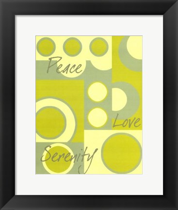 Framed Circle of Love I Print