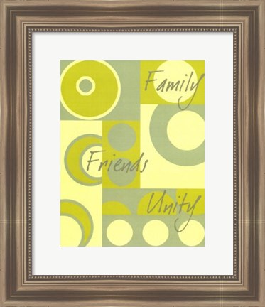 Framed Circle of Friends I Print