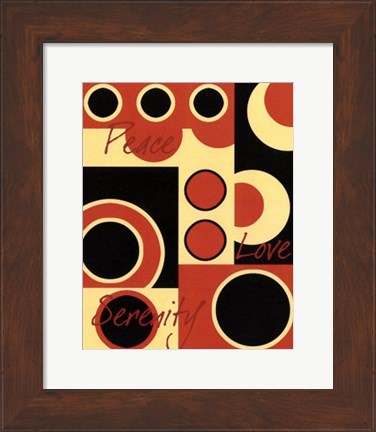 Framed Circle of Love III Print