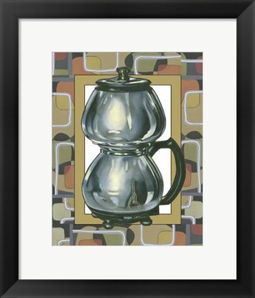 Framed June&#39;s Coffee Pot Print