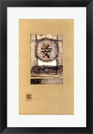 Framed Chinese Series - Tranquility II Print