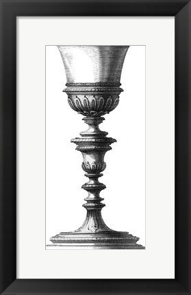 Framed Black &amp; White Goblet I (SC) Print