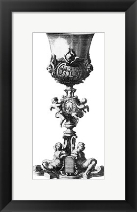 Framed Black &amp; White Goblet III (SC) Print