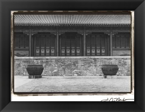 Framed Chinese Symmetry, Beijing Print