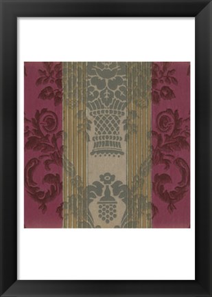 Framed Divine Damask IV Print