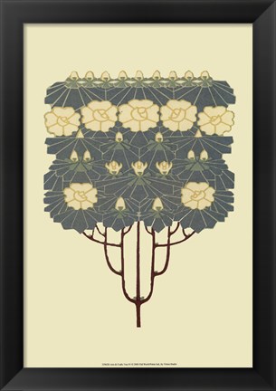 Framed Arts and Crafts Tree IV Print