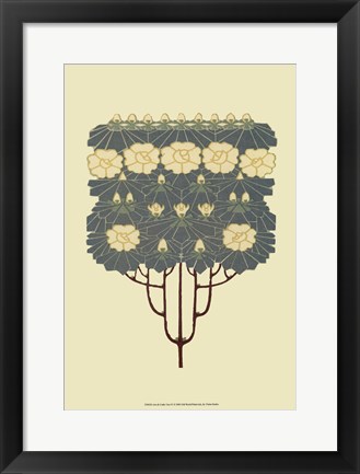 Framed Arts and Crafts Tree IV Print