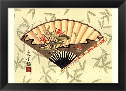 Framed Art of the Geisha I Print