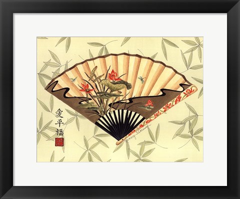 Framed Art of the Geisha I Print