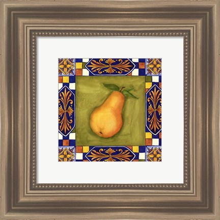 Framed Tuscany Pear Print