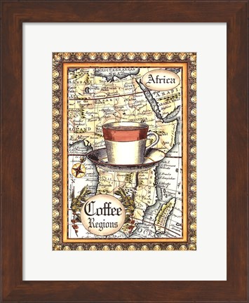 Framed Exotic Coffee (D) II Print