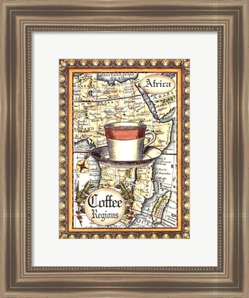 Framed Exotic Coffee (D) II Print