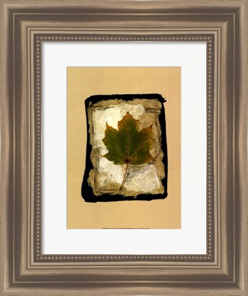 Framed Kyoto Leaves V Print