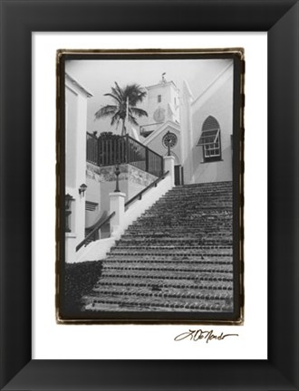 Framed Church Walk Print