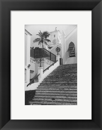 Framed Church Walk Print