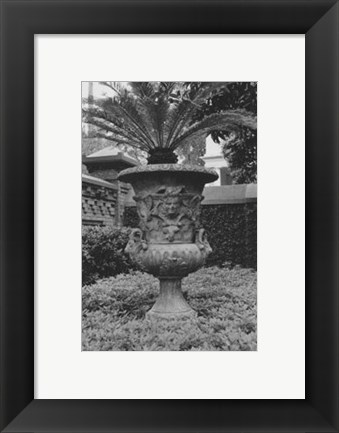 Framed Garden Urn Print