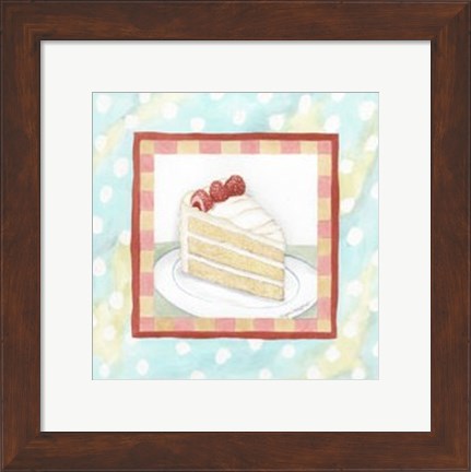 Framed Vanilla Cake Print