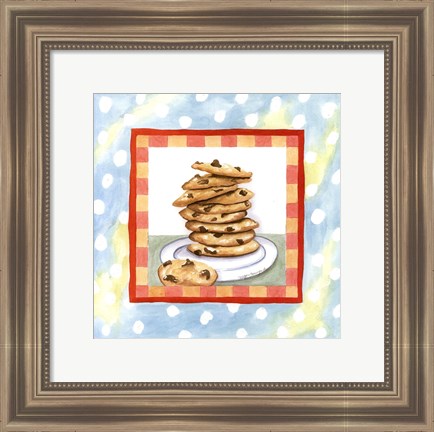 Framed Chocolate Chip Cookies Print