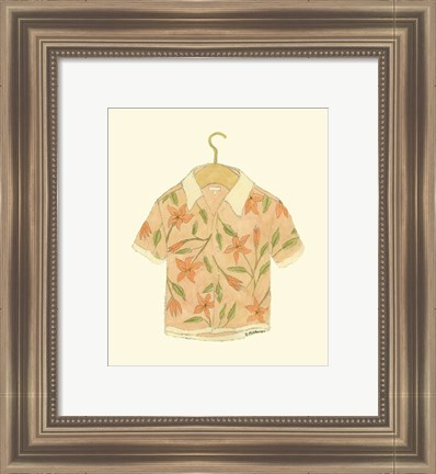 Framed Surf&#39;s up Shirt II Print