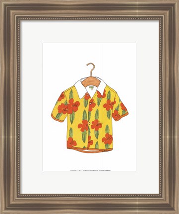 Framed Beach Wear I Print