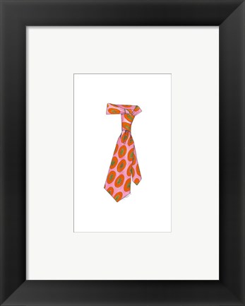 Framed Uptown Tie I Print