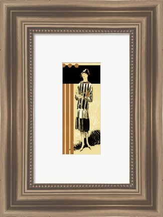 Framed Retro Fashion III Print