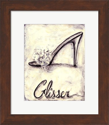 Framed French Slipper Print