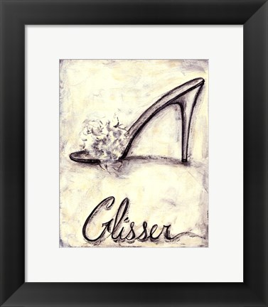 Framed French Slipper Print