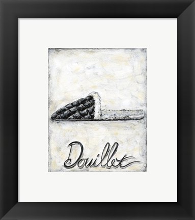 Framed French Cozy Slipper Print